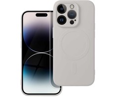 Oem Dėklas na Samsung S26 Silicone Mag Cover zgodne su MagSafe (camera protection) tytanowo pilka