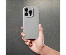 Oem Dėklas na Samsung S26 PLUS Silicone Mag Cover zgodne su MagSafe (camera protection) tytanowo pilka