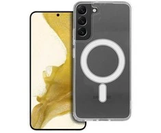 Samsung A27 skaidrus dėtuvės dangtelis (MID), suderinamas su „MagSafe“ ir permatomas dėklas