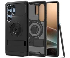 Spigen Slim Armor Mag MagSafe Samsung Galaxy S25 Ultra – dėklas telefonui juodos spalvos