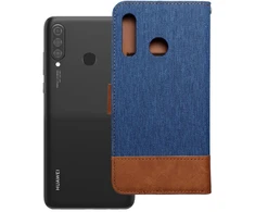 Dėklas Oem Flip case for Huawei P30 LITE Jeans Book mėlynas