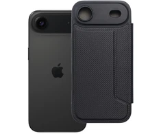 OEM atverčiamas dėklas iPhone 17 AIR Razor Book juodas