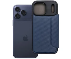 Dėklas Oem Flip case for iPhone 17 PRO MAX / 18 PRO MAX Razor Book mėlynas