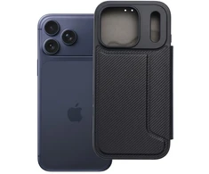 OEM atverčiamas dėklas iPhone 17 PRO / 18 PRO Razor Book juodas