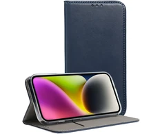 Dėklas Oem Flip case for Oppo Reno 16F / 16FS Smart Magneto navy mėlynas