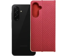 Dėklas Oem LUNA Book Carbon skirtas Samsung Galaxy A26 5G raudonas
