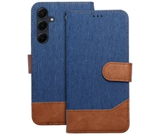 Oem Dėklas su klapką na Samsung A27 Jeans Book mėlyna