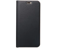 Oem Dėklas su klapką na Samsung A27 Luna Book Gold juoda