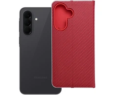 Oem Dėklas su klapką na Samsung A37 5G Luna Book Carbon raudona