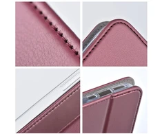 Oem Dėklas su klapką na Xiaomi Redmi 17C Smart Magneto bordo spalvos