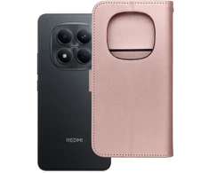 Oem Dėklas su klapką na Xiaomi Redmi NOTE 15 PRO 5G Mezzo Book svajonių gaudyklė auksinė-rožinė