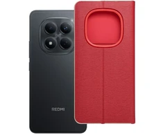 Oem Dėklas su klapką na Xiaomi Redmi NOTE 15 PRO 5G Luna Book Gold raudona