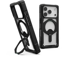 Urban Armor Gear UAG Plasma XTE MagSafe dėklas, skirtas iPhone 17 Pro – skaidrus, juodas