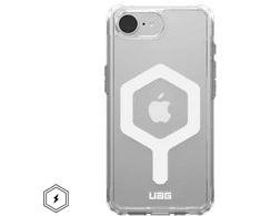 UAG Urban Armor Gear dėklas PLYO suderinamas su MagSafe, skirtas IPHONE 16e ice/baltas