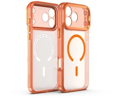 X-ONE Dropguard 2S compatible with MagSafe for iPhone 17 Pro Max oranžinis frost matte