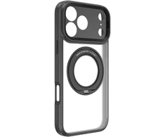 X-ONE Dropguard 2S (stand edition) compatible with MagSafe for iPhone 18 Pro / 17 Pro juodas frost matte