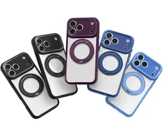 X-ONE Dropguard 2S (stand edition) compatible with MagSafe for iPhone 18 Pro Max / 17 Pro Max dark cherry