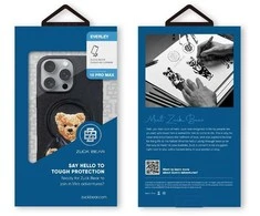ZUCK BEAR dėklas EVERLEY suderinamas su MagSafe 16 Pro Max juodas