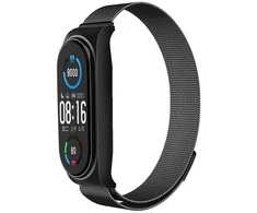 Oem Apyrankė METAL skirta Xiaomii Mi Band 7 juodos spalvos (01)