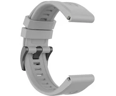 Oem Silikoninė apyrankė skirta GARMIN FENIX 3 / 3HR / 5X / 6X / 6X Pro / 7X / 7X Pro pilkos spalvos (12)