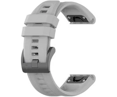 Oem Silikoninė apyrankė skirta GARMIN FENIX 3 / 3HR / 5X / 6X / 6X Pro / 7X / 7X Pro pilkos spalvos (12)