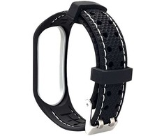 Oem Elastomer apyrankė LIFESTYLE for XIAOMI Mi Band 7 juodos spalvos (03)