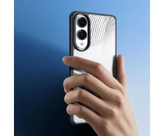 Dux Ducis Aimo dėklas skirtas Samsung Galaxy S25 Edge - juodos spalvos