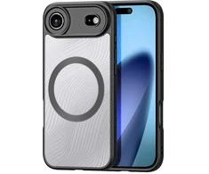 Dux Ducis Aimo Mag dėklas su Magnetic Ring skirtas Apple iPhone 17 Air – juodos spalvos
