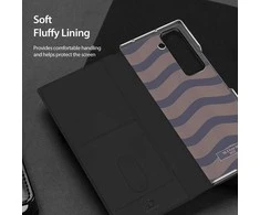 Dux Ducis dėklas BRIL with pen holder skirtas Samsung Galaxy Z Fold SE/W25 juodos spalvos