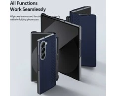 DUX DUCIS BRIL rašiklio laikiklio dėklas, skirtas SAMSUNG Z FOLD 7, mėlynas