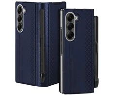 DUX DUCIS BRIL rašiklio laikiklio dėklas, skirtas SAMSUNG Z FOLD 7, mėlynas