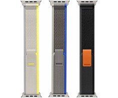 DUX DUCIS apyrankė YJ nylon for Apple Watch 42 / 44 / 45 / 49 mm juodos spalvos pilkos spalvos