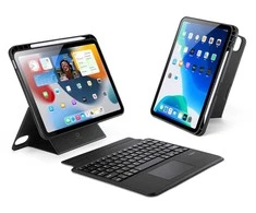 Dux Ducis DK Series dėklas su Bluetooth klaviatūra Apple Apple iPad 10 (2022) - juodos spalvos