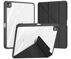 DUX DUCIS dėklas MAGI su pieštuko laikikliu iPad Pro 13 (2024) juodas