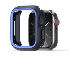 „Dux Ducis“ BAMO dėklas, skirtas „Apple Watch Series 10“, 42 mm, vidurnakčio mėlynas