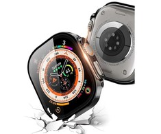 LCD apsauginis stikliukas/dėklas Dux Ducis Hamo Apple Watch Ultra 49mm juodas