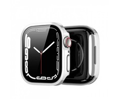 LCD apsauginis stikliukas/dėklas Dux Ducis Hamo Apple Watch 41mm sidabrinis