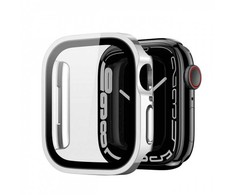LCD apsauginis stikliukas/dėklas Dux Ducis Hamo Apple Watch 41mm sidabrinis