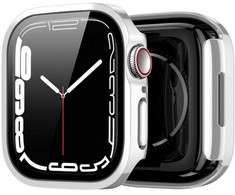 LCD apsauginis stikliukas/dėklas Dux Ducis Hamo Apple Watch 45mm sidabrinis