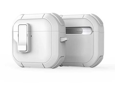 DUX DUCIS PECP - TPU+PC apsauginis dėklas, skirtas AirPods 4 baltas