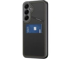 Dux Ducis dėklas RAFI II MAG su stoveliu suderinamas su MagSafe skirtas Samsung Galaxy A35 juodos spalvos