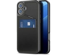 DUX DUCIS dėklas RAFI II MAG su stovu, suderinamu su MagSafe, skirtas IPHONE 16 Plus juodas