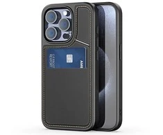 DUX DUCIS dėklas RAFI II MAG su stovu, suderinamu su MagSafe, skirtas IPHONE 15 Pro Max juodas