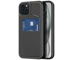 DUX DUCIS dėklas RAFI II MAG su stovu, suderinamu su MagSafe, skirtas IPHONE 15 Plus juodas