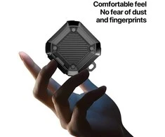 Dux Ducis SECG Samsung Galaxy Buds Live / Buds Pro / Buds 2 / Buds 2 Pro - dėklas telefonui juodos spalvos