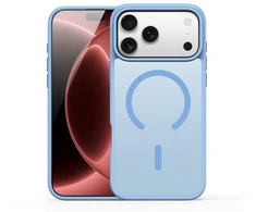 DUX DUCIS dėklas YIND, suderinamas su MagSafe, skirtas iPhone 18 Pro Max / 17 Pro Max (Open Ring versija) šviesiai mėlynas