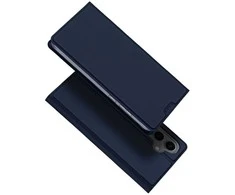 Dux Ducis atverčiamas dėklas SKIN PRO skirtas Samsung Galaxy S24 FE mėlynos splalvos