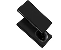 Dux Ducis atverčiamas dėklas SKIN PRO skirtas Xiaomi 14 Ultra juodos spalvos