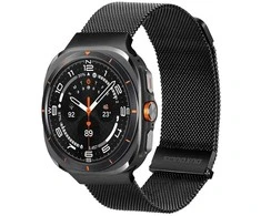 DUX DUCIS dirželis MILANESE nerūdijančio plieno magnetinis 47 mm juodas