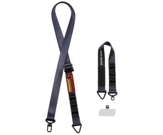Dėklas DUX DUCIS Outdoor Cross Body - cross-body telefono dirželis - mėlynas